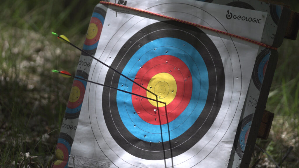 Circuito multiaventura de tiro al blanco en Albergue turístico Barbatona