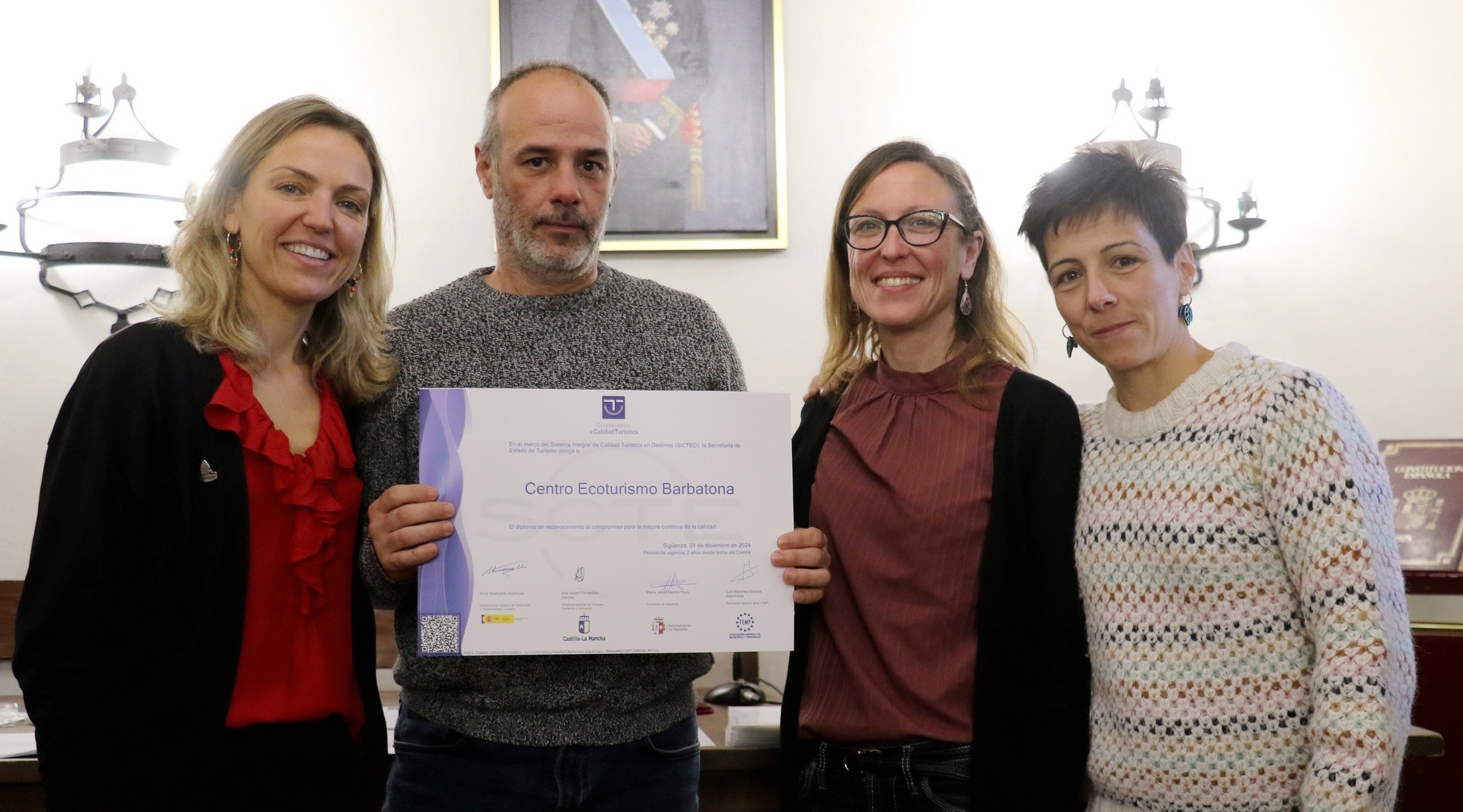 Centro Ecoturismo Barbatona entrega del Distintivo SICTED (1)