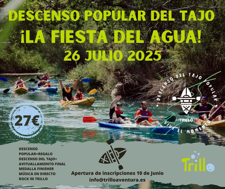 descenso del tajo 2025 Centro Ecoturismo Barbatona